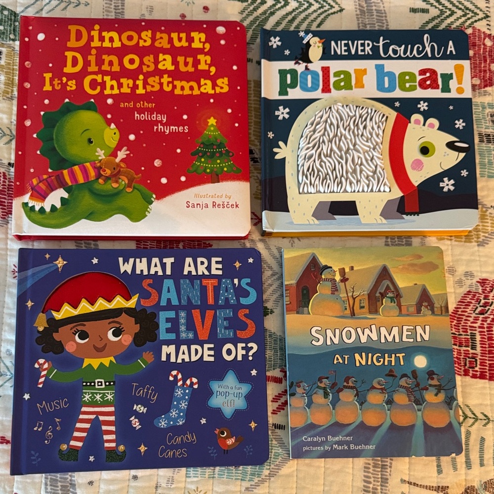 Children's Holiday Board Books Set